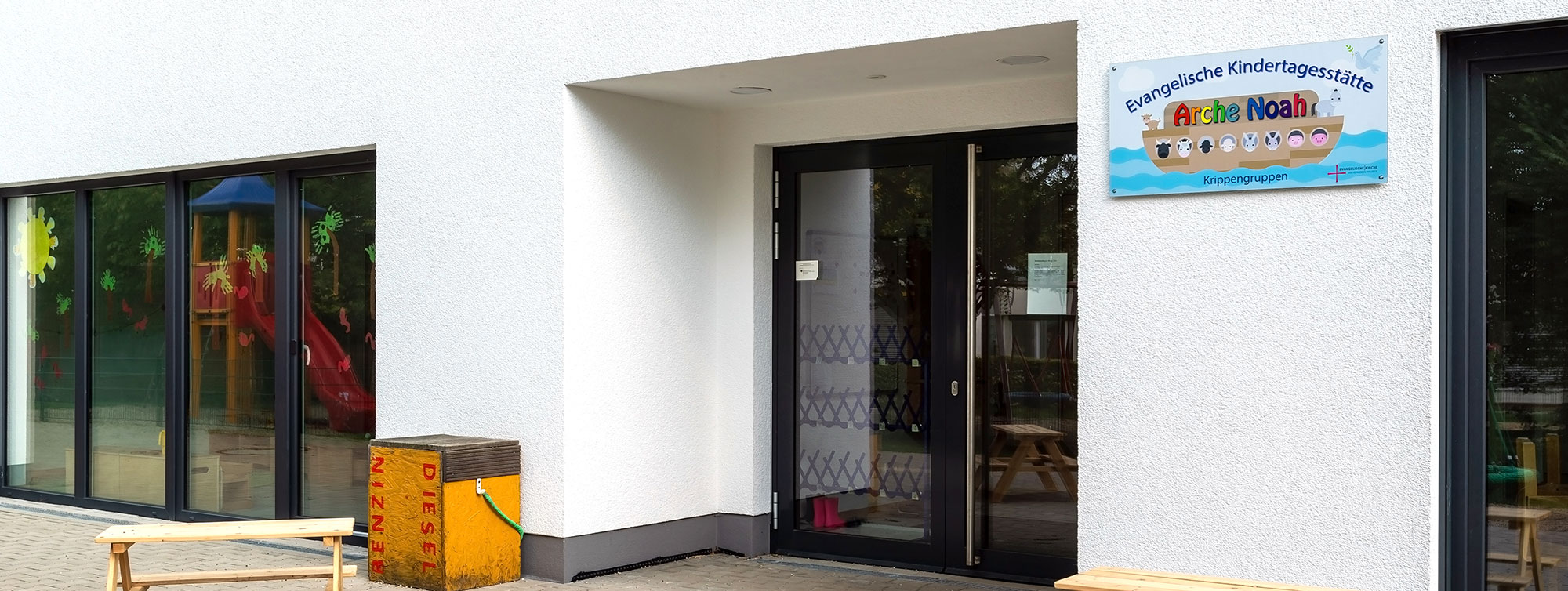 Eingangsbereich der Krippengruppen